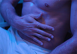 man in sauna 