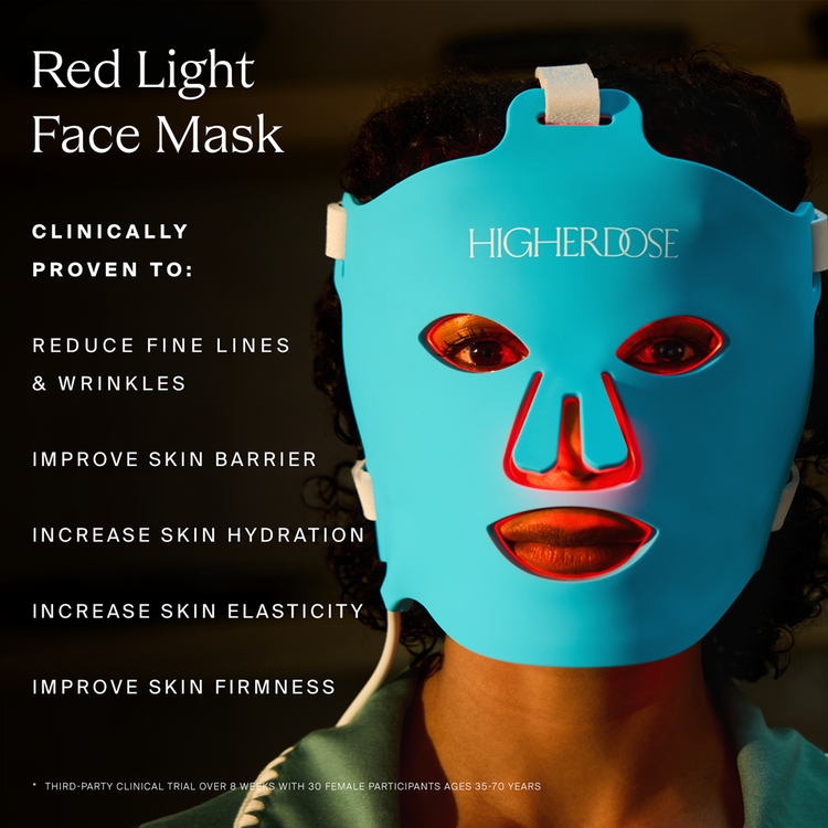 HigherDOSE Red Light Face Mask