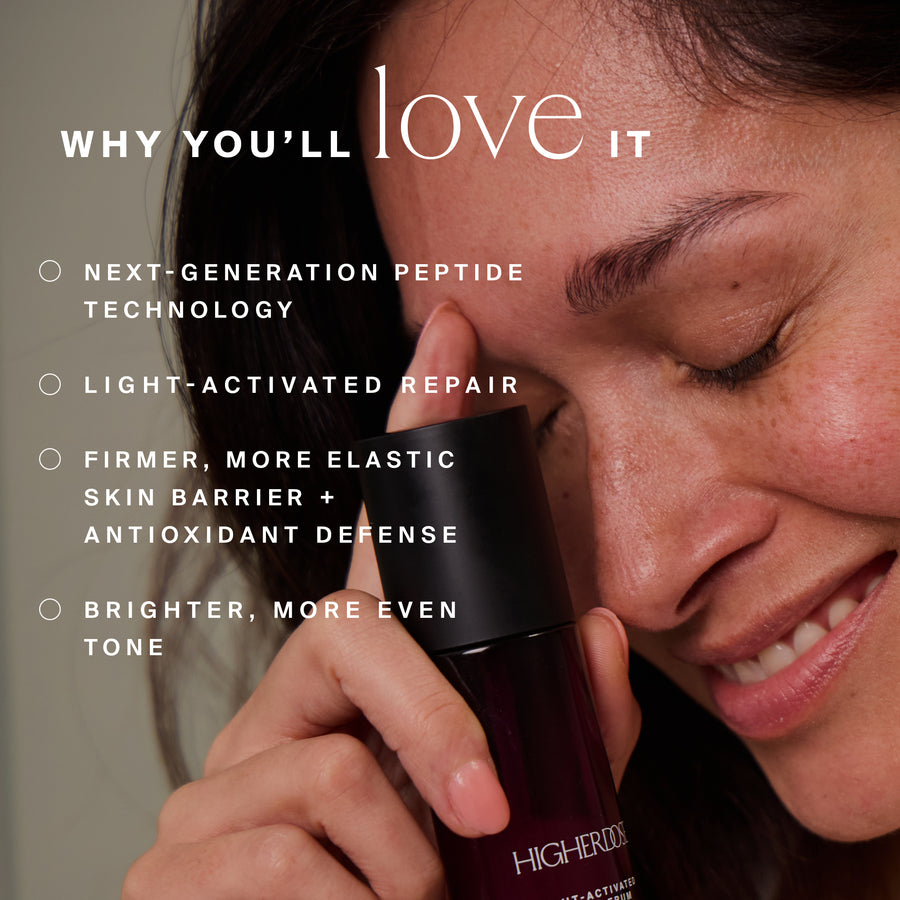 Light-Activated Peptide Serum