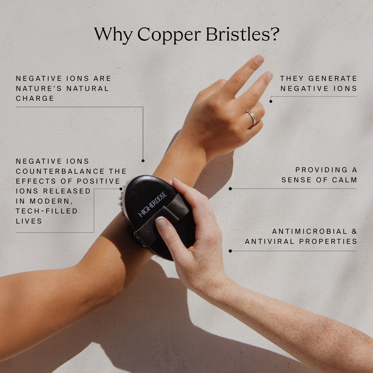 SUPERCHARGE Copper Body Brush