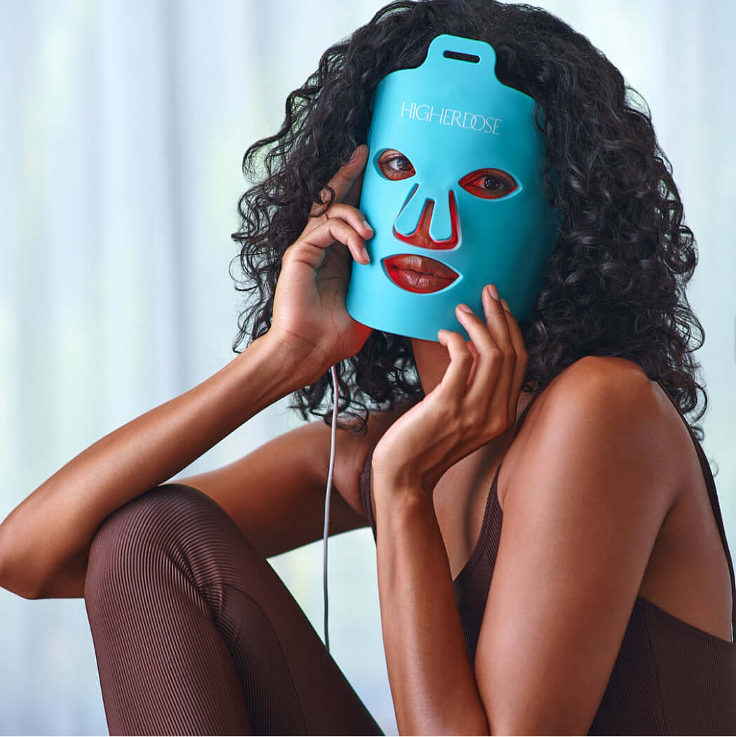 Red Light Face Mask and Neck Enhancer Combo