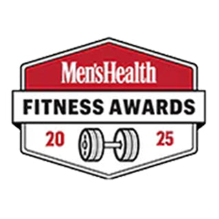 Men’s Health Fitness Awards 2025 badge recognizing excellence in fitness and wellness products.
