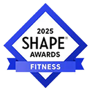 2025 SHAPE Fitness Awards badge honoring innovation in wellness, recovery, and fitness products.