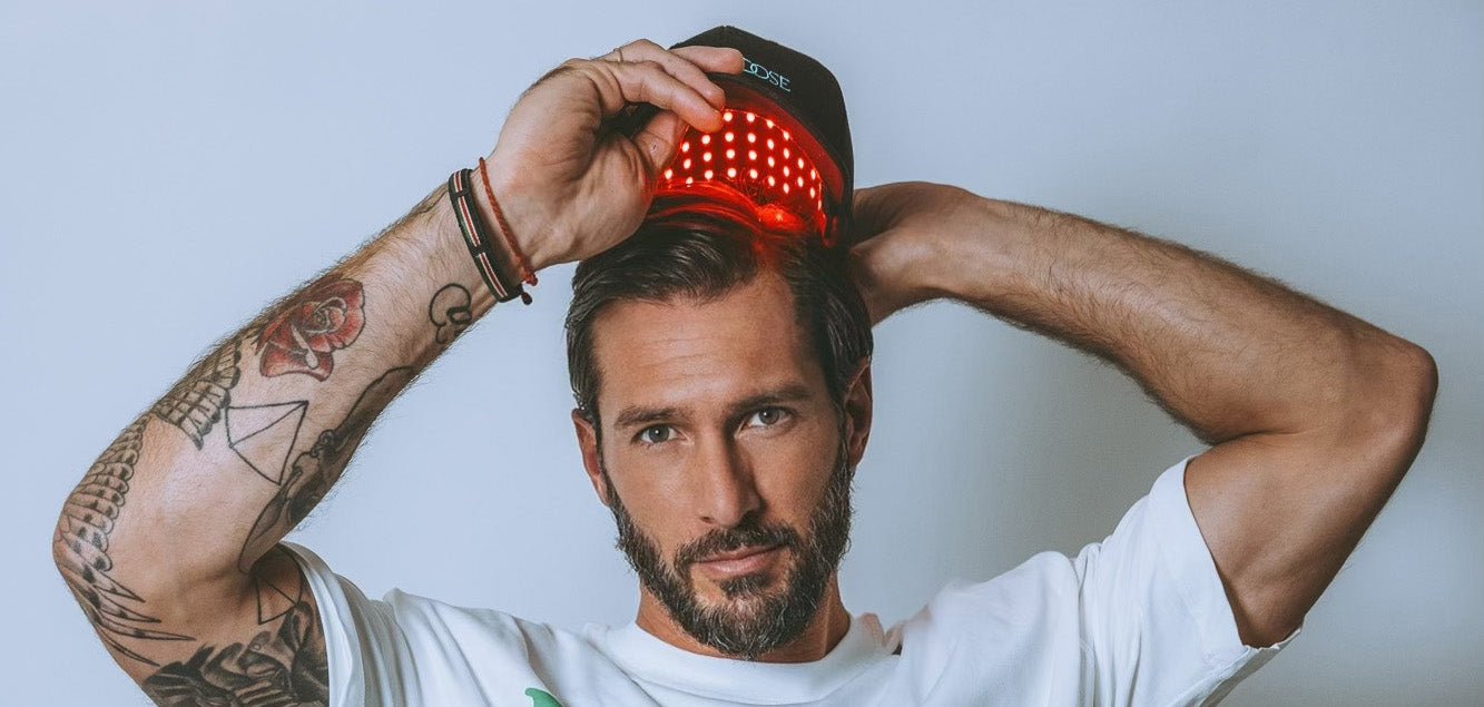 DOSE Lab Red Light Hat HigherDOSE Dose lab red light hat higherdose